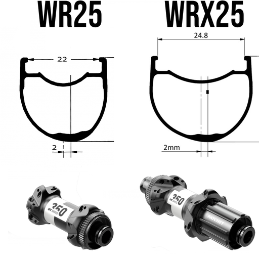 DUKE WR25 ou WRX25 | DT350 36SL SP24 CL