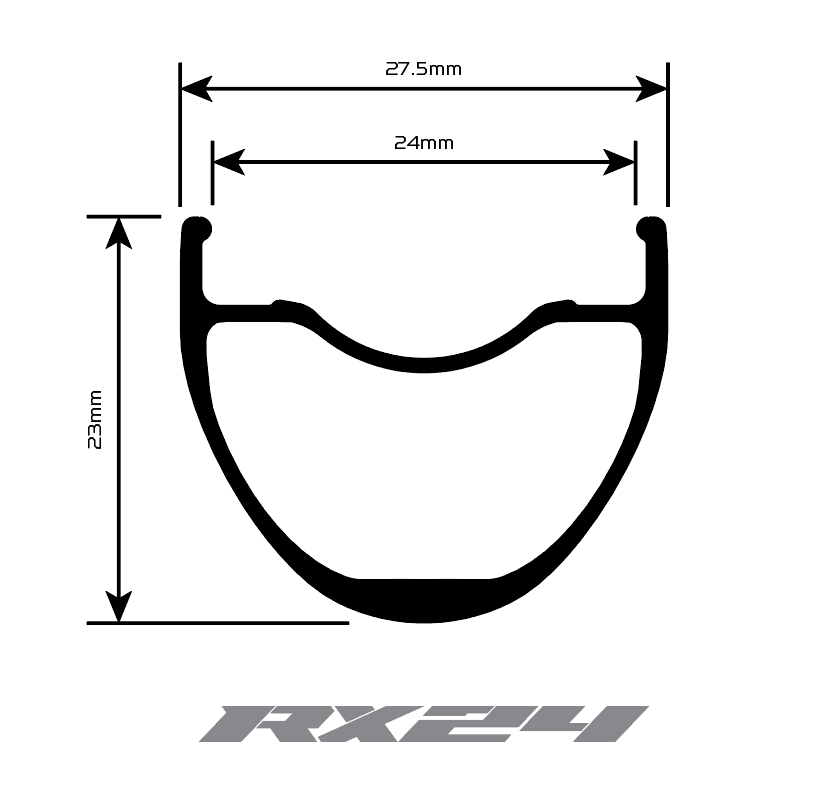 Roue avant RX24 GRAVEL HOPE PRO5