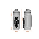 Bidon et porte bidon Fidlock TWIST bottle 590 + bike base - Couleur : Smoke 