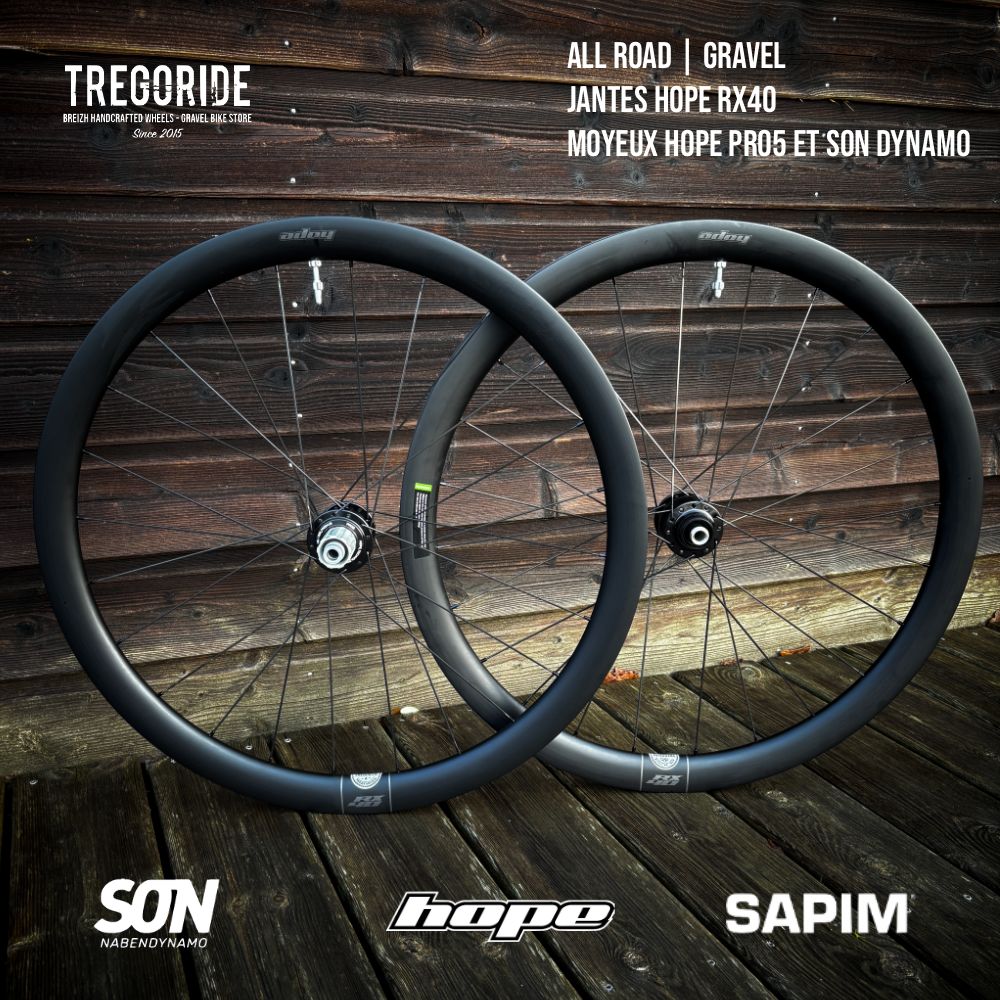 Paire de roues Gravel RX40 HOPE | SON