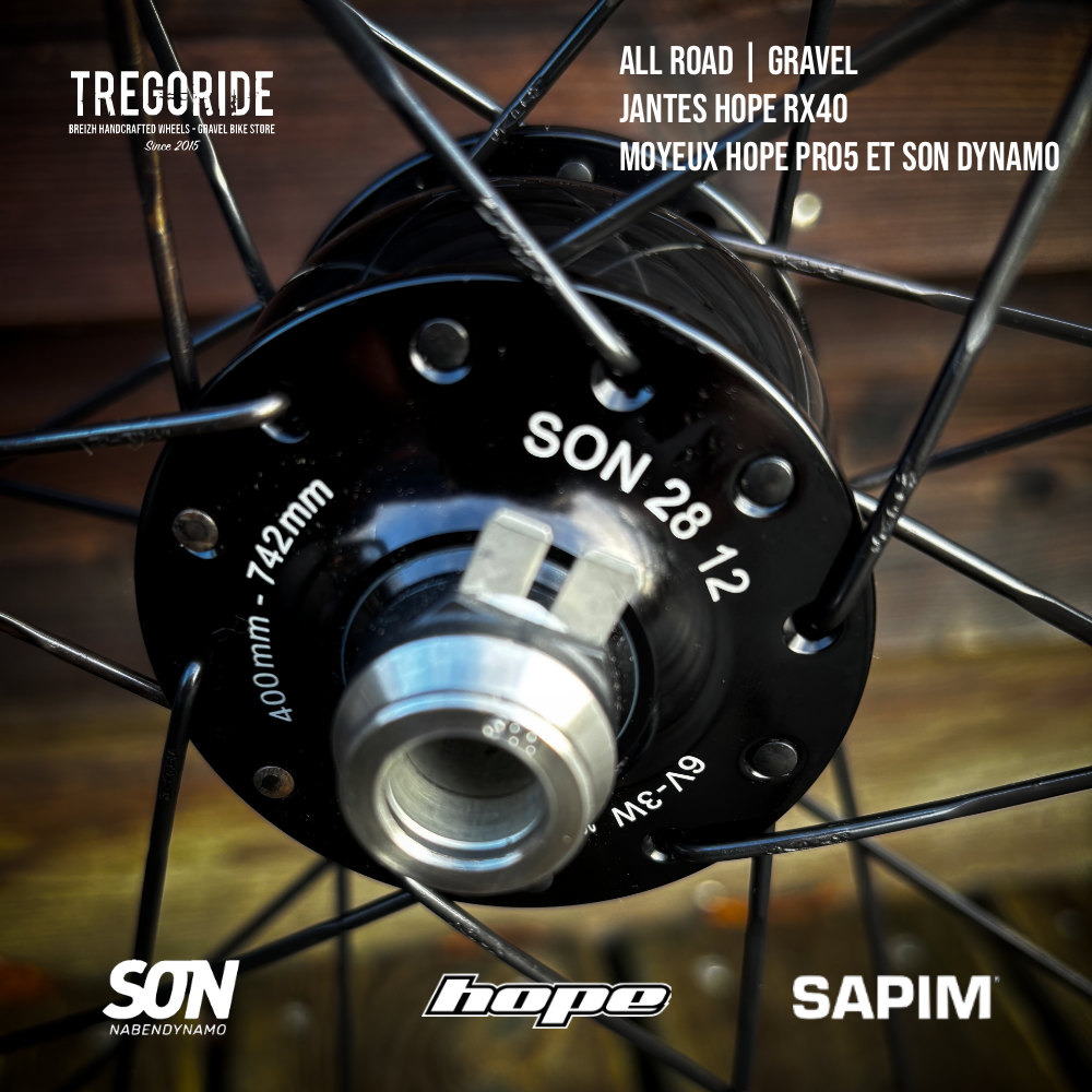 Paire de roues Gravel RX40 HOPE | SON