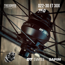 ROUES CARBONE 22 CLINCHER | DT350 Dynamo | DT350 SP24