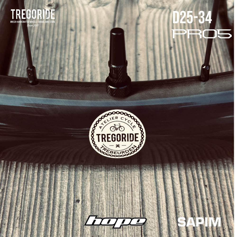 ROUES CARBONE 25 HOOKLESS | HOPE PRO5 SP24 CL