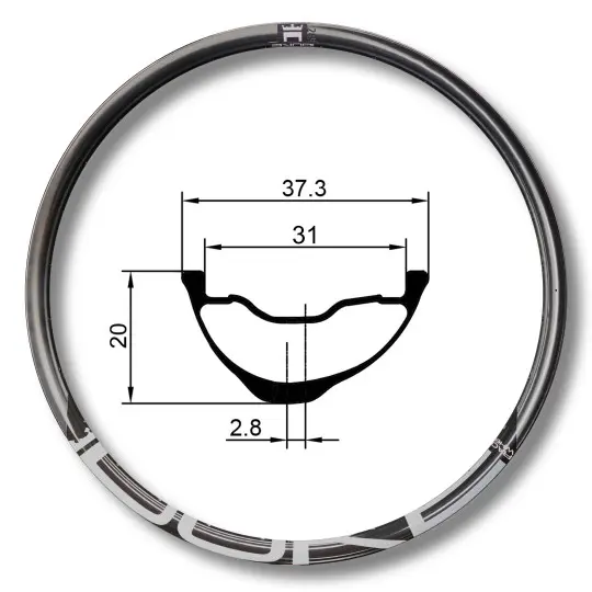 JANTE DUKE LUCKY JACK SLS5 (24, 28MM / 242G)