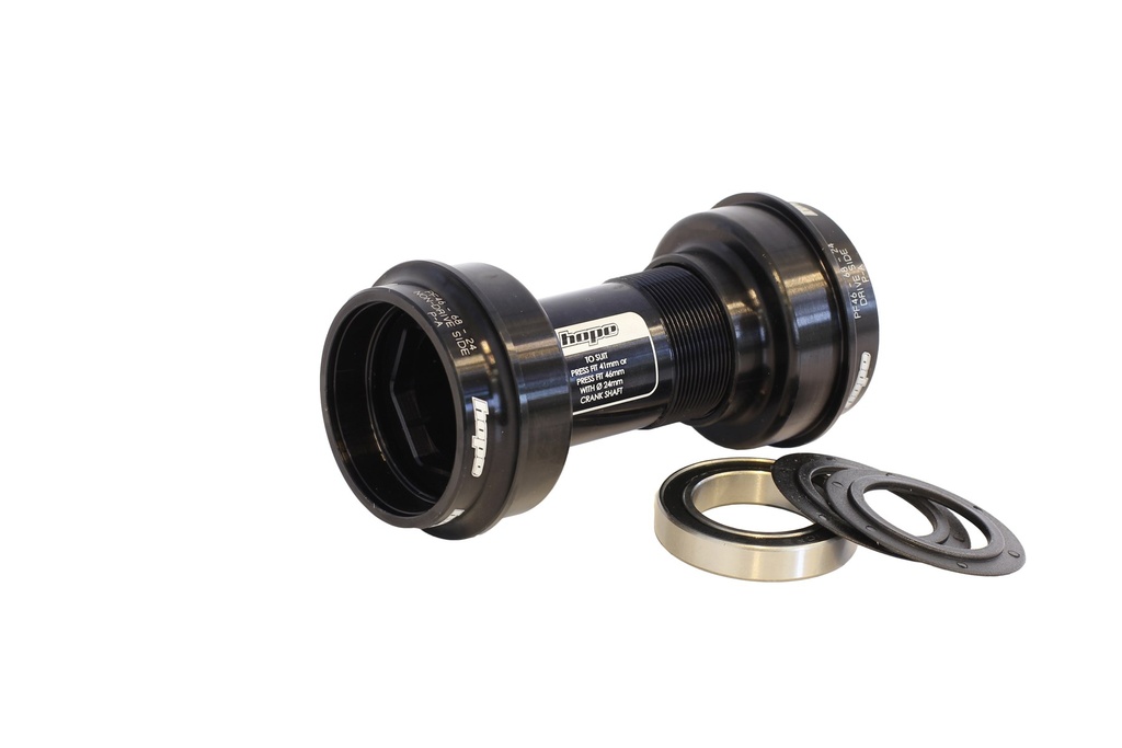 Boitier de pédalier HOPE PF46 24 mm (68mm , Black, Stainless Steel)