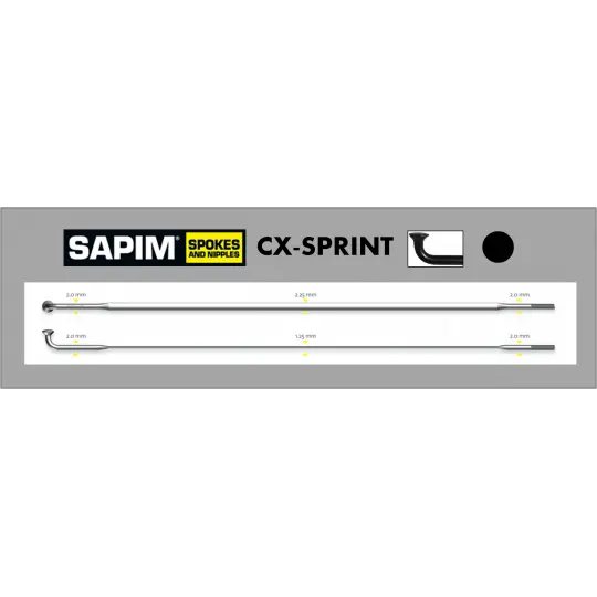 Rayon SAPIM CXSPRINT J-Bend (Coudé) (164)
