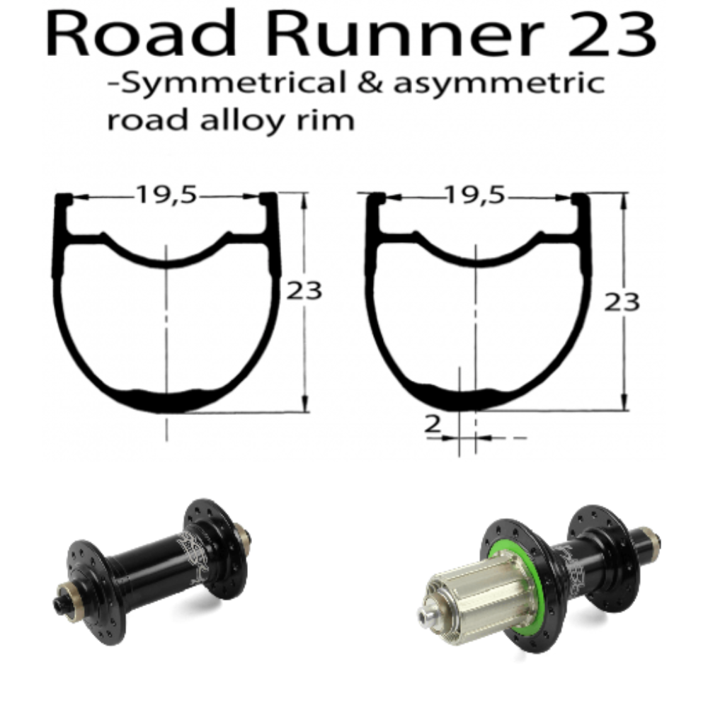 DUKE RR23 | HOPE RS4 (CRL : HG (9, 10, 11, 12 V, 1er pignon 11 dents), Rayons : 28 DLIGHT AV et AR, Ecrous : Silver, Moyeux : Noir)