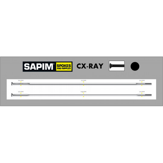 Rayon SAPIM CXRAY Straight Pull (Droit) (172)