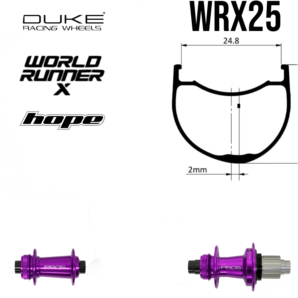 DUKE WR25 ou WRX25 | HOPE PRO5