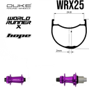 DUKE WR25 ou WRX25 | HOPE PRO5