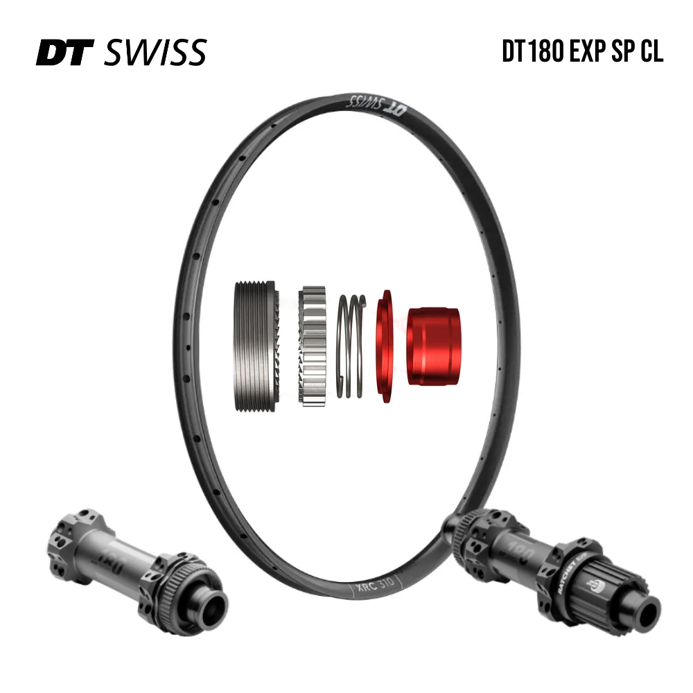DTSWISS XRC310 | DT180 EXP SP (CRL : HG (9, 10, 11, 12 V, 1er pignon 11 dents), Ecrous : Silver)
