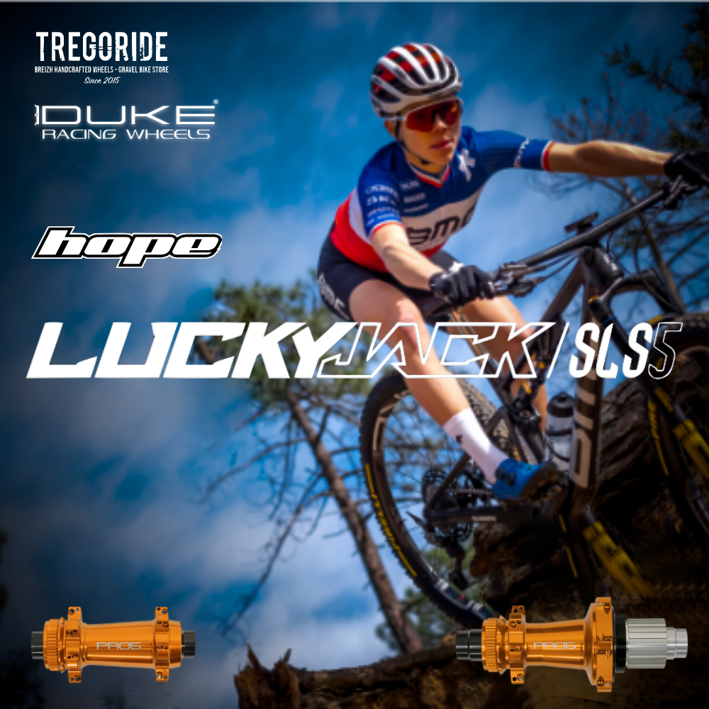DUKE SLS5 | HOPE PRO5 SP24 (28MM / 285G, 28MM / 285G, CRL : HG (9, 10, 11, 12 V, 1er pignon 11 dents), Ecrous : Silver, Rayons : 24 CXSPRINT AV et AR, Moyeux : Noir)