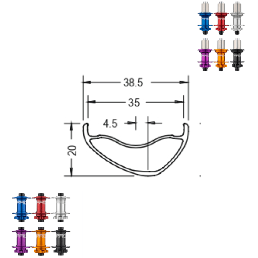 RACE FACE ARC OFFSET 35 | HOPE PRO5