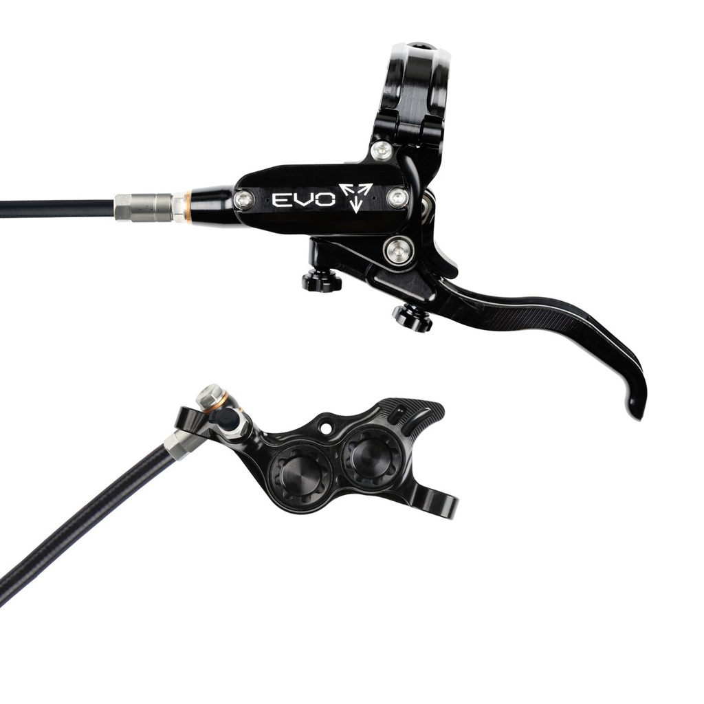 FREINS HOPE TECH4 EVO TR4 (GAUCHE/AVANT, STANDARD, Noir/Silver, Levier standard)