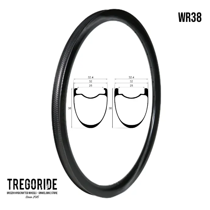 Jante TREGORIDE WR38 (24, HOOKED (avec crochet))
