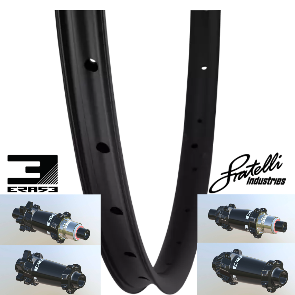 FX XC OC | ERASE SP (L AV : 26, L AR : 26, Rayons : 28 CXSPRINT AV ET AR, CRL : HG (9, 10, 11, 12 V, 1er pignon 11 dents), Center Lock (CL), Ecrous : Silver, Moyeux : Noir)