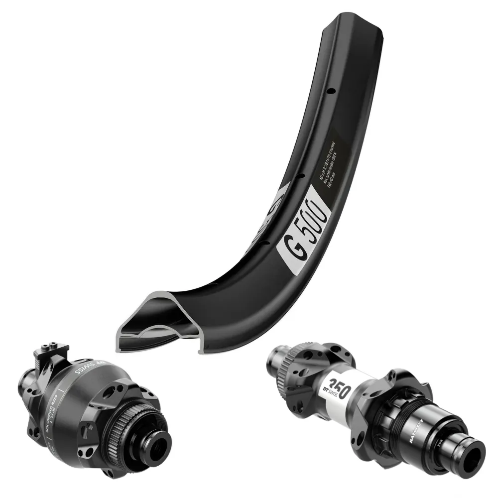 DTSWISS G500 | DYNAMO | DT350 (Ecrous : Silver, CRL : HG (9, 10, 11, 12 V, 1er pignon 11 dents))