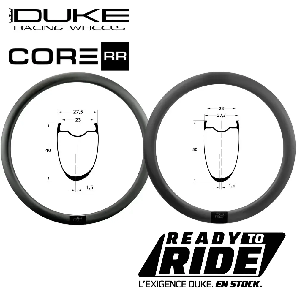 DUKE CORE RR | READY TO RIDE (H : 40, CRL : HG (9, 10, 11, 12 V, 1er pignon 11 dents))