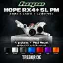 Etrier de frein HOPE  RX4+ SL PM (Route, Gravel, CX)