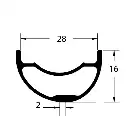 Jante DUKE LUCKY STAR ULTRA 28