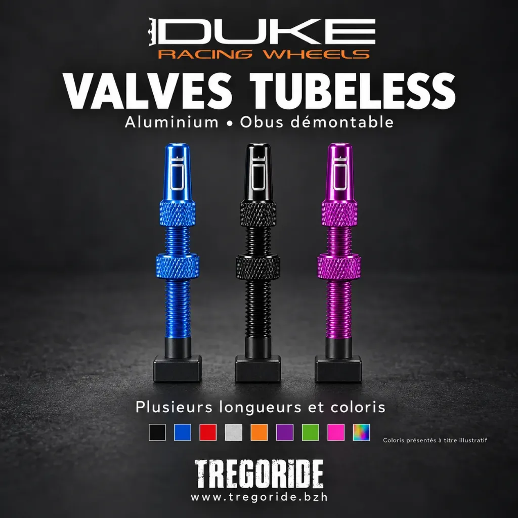 Valves tubeless DUKE (34, Noir)