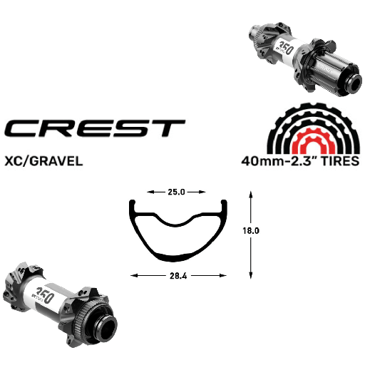 NOTUBES CREST MK4 | DT350 36SL SP CL