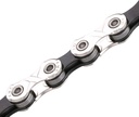 CHAINE KMC X10 122 MAILLONS 10V NOIRE/ARGENT