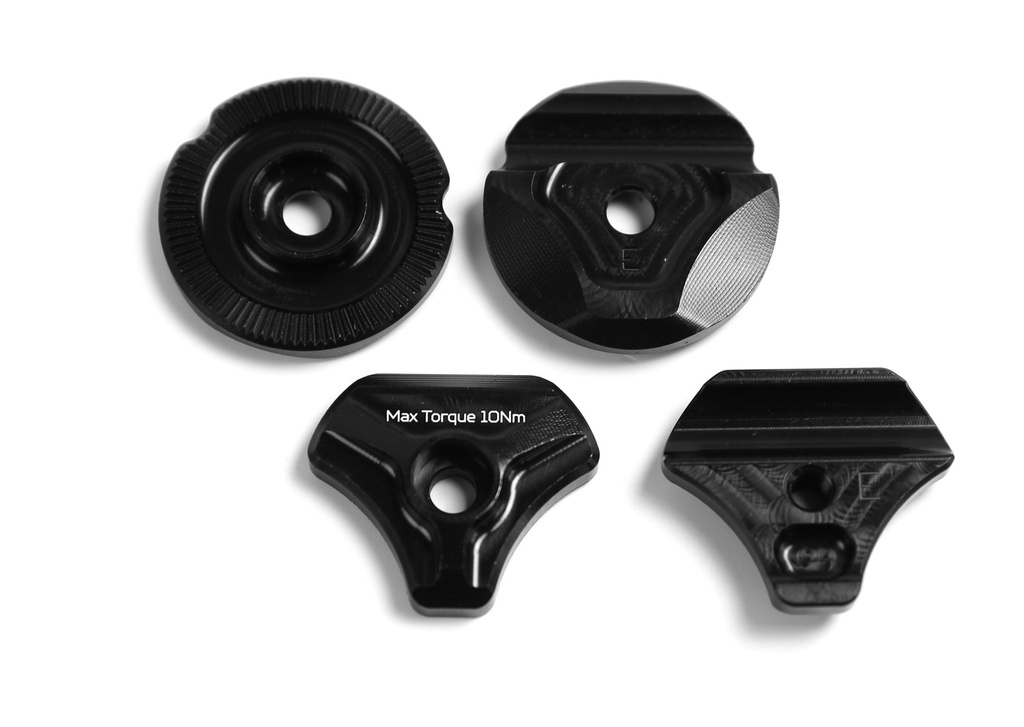 Seatpost Elliptical Rail Clamp Kit - Black HOPE HSPERK