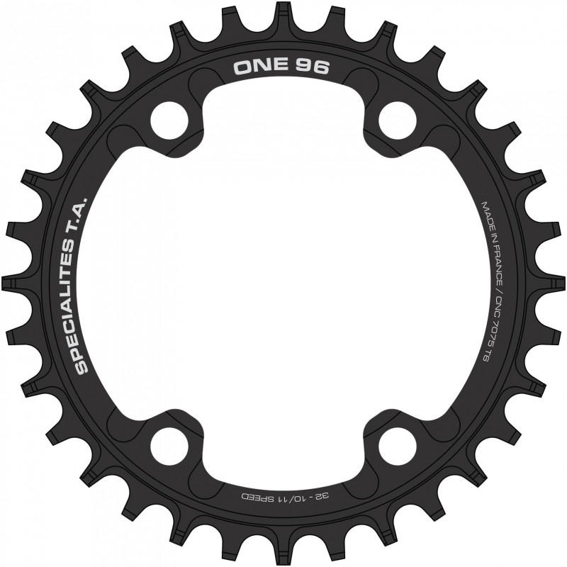 Mono Plateau Spécialités TA ONE 96 Narrow Wide Pour Shimano XTR M9000/M9020, XT M8000, SLX7000, Deore 6000