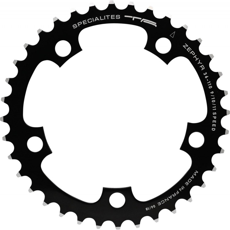 Plateau Spécialités TA Zéphyr Compact 110mm Intermédiaire 9/10V Noir 34 dents