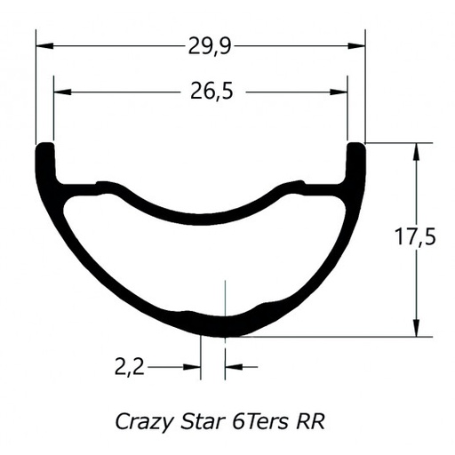 Jante DUKE CRAZY STAR 6TERS ARRIERE (28)