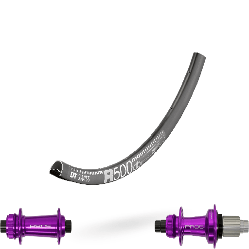 DTSWISS R500 | HOPE PRO5 (QRX100, QRX135, CRL : HG (9, 10, 11, 12 V, 1er pignon 11 dents), Center Lock (CL), Rayons : 28 DLIGHT AV et AR, Ecrous : Silver, Moyeux : Noir)