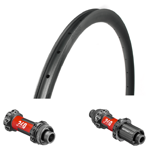 TREGORIDE AR36 | DT240 EXP SP24 (CRL : HG (9, 10, 11, 12 V, 1er pignon 11 dents), Ecrous : Silver)