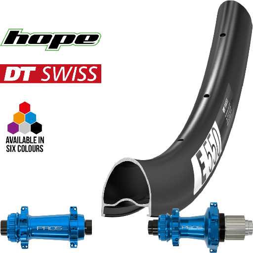 DTSWISS E 550 | HOPE PRO5 SP24 CL (CRL : HG (9, 10, 11, 12 V, 1er pignon 11 dents), Moyeux : Noir)