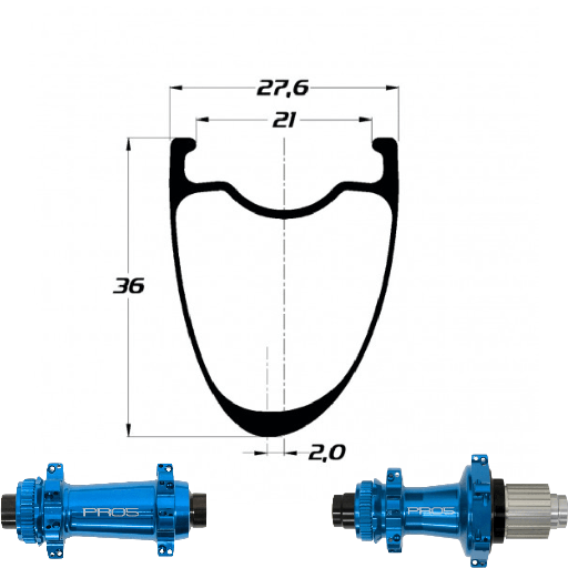 DUKE BACCARA 36 SLR2 | HOPE PRO5 SP24 CL 