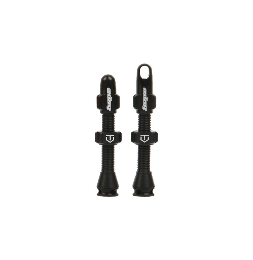 Paire de valves Tubeless HOPE (Noir, 40 mm)