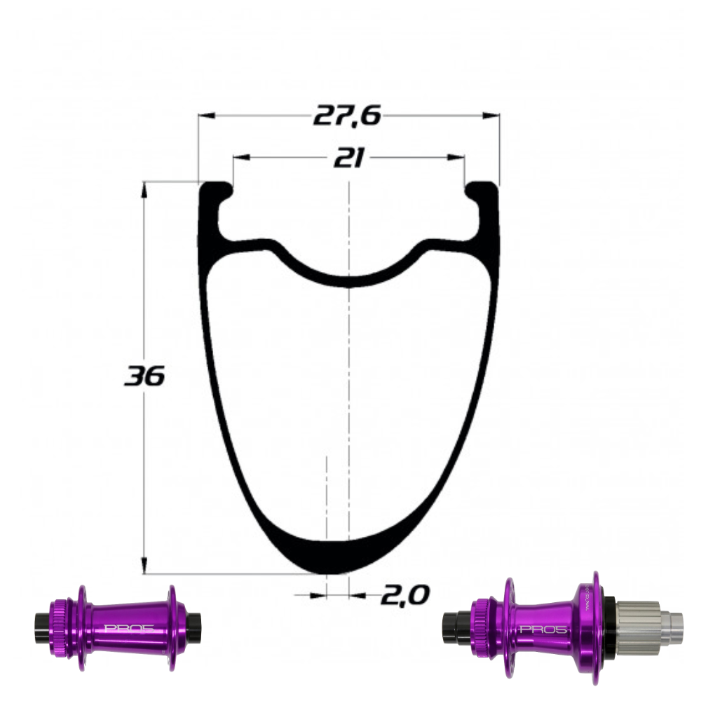 DUKE BACCARA 36 SLR2 | HOPE PRO5 