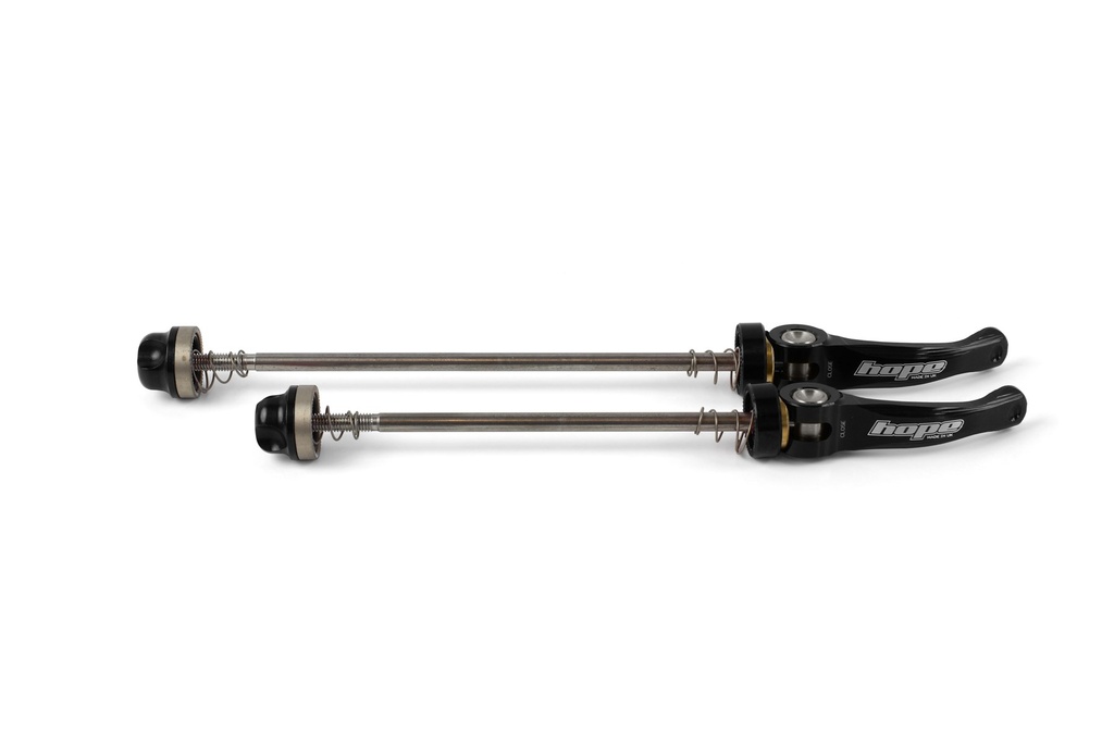 Quick Release Skewer Pair | Blocages de roues | HOPE (Noir, ROUTE)