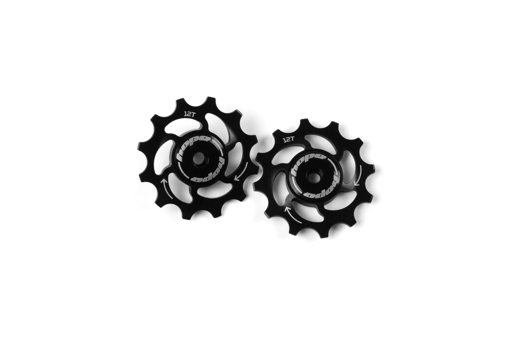 Galets de dérailleur HOPE 12 dents HJW002 (Noir)