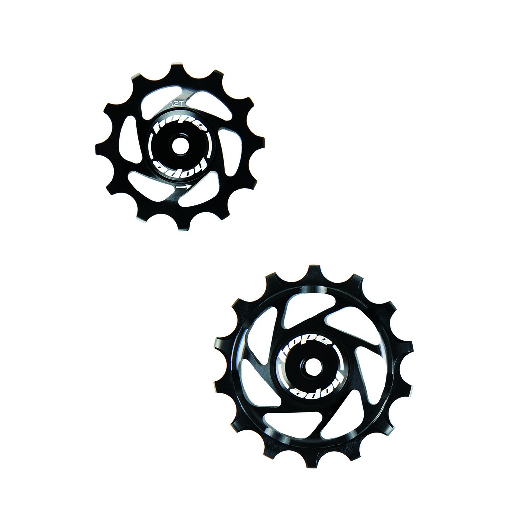 Galets de dérailleur HOPE 12 et 14 dents HJW003 (Noir)