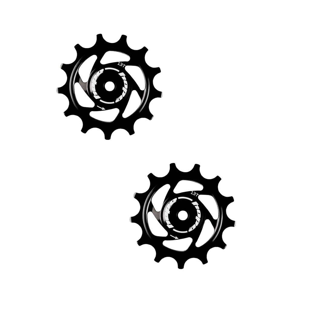 Galets de dérailleur HOPE 13 dents HJW004 (Noir)