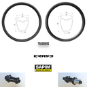 ROUES CARBONE 25 HOOKLESS | ERASE SP