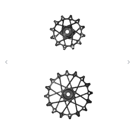 Galets de dérailleur GARBARUK pour SRAM (Noir, 12 - 14 (SRAM))