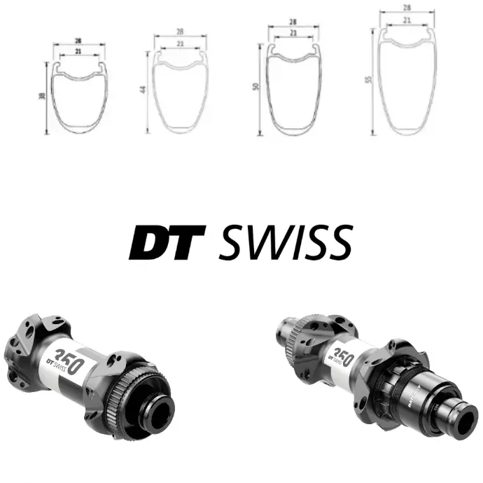 ROUES CARBONE 21 CLINCHER | DT350 SP24 (H AV : 38, H AR : 38, LIGHT, CRL : HG (9, 10, 11, 12 V, 1er pignon 11 dents), Ecrous : Silver)