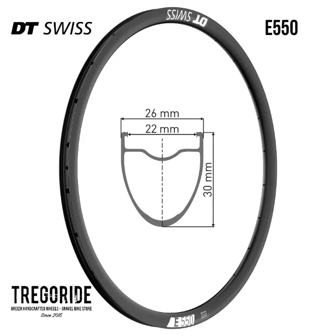 Jante à disques E550 DTSWISS