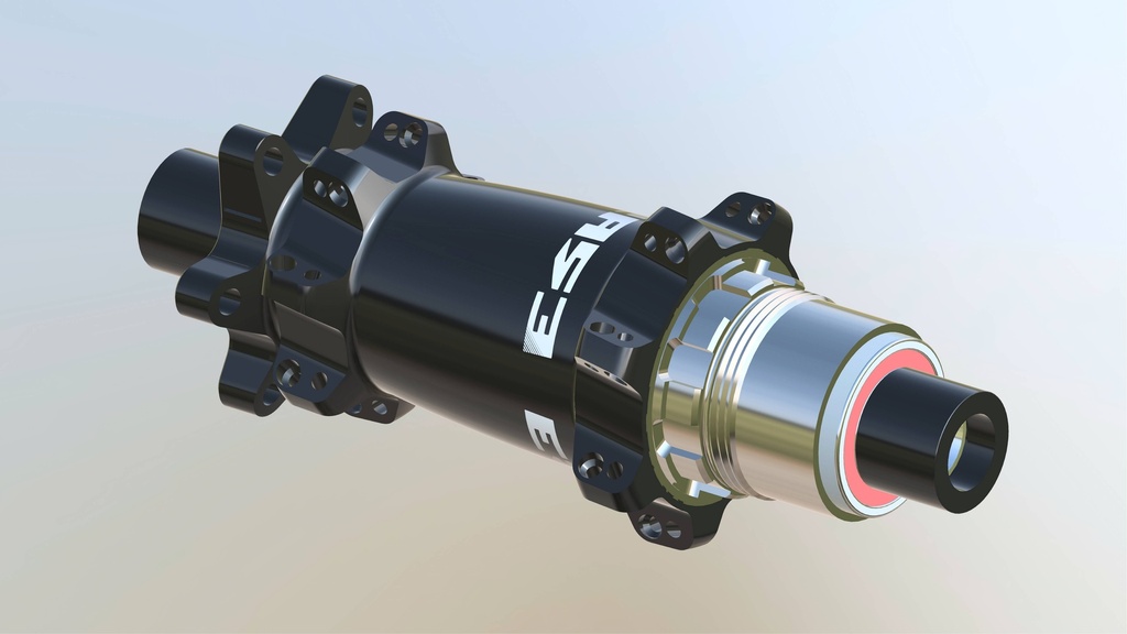 ERASE Moyeu VTT 6T Arrière Straight Pull