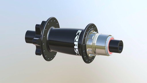 Moyeu ERASE VTT Arrière 6T (28, Moyeu : noir, CRL : HG (9, 10, 11, 12 V, 1er pignon 11 dents))