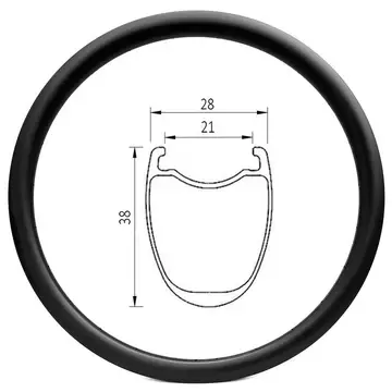 Jante Carbone Route D21-38 (LIGHT)