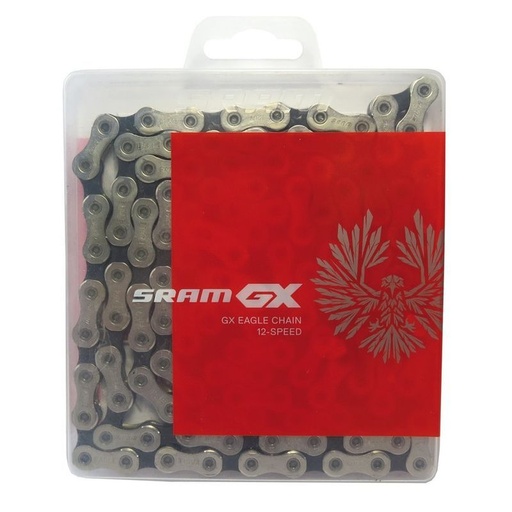 CHAÎNE SRAM PC GX EAGLE 12V 126 MAILLONS ARGENT