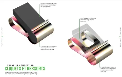 Jeu de 6 ressorts de cliquets pour Corps de roue-libre de moyeu Pro 5 HOPE HUB560